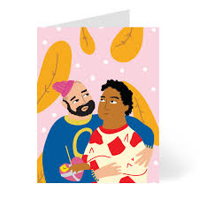 CheerNotes - His Love & Hugs | Design 1 -Love, Anniversary, LGBTQ+ Card