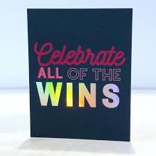 Cheer Notes Celebrate The Wins - Motivational Card for team, entrepreneurs, students