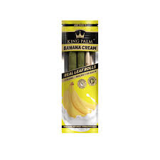 King Palm Flavors Slim Size Cones  -  Banana Cream Slim Rolls