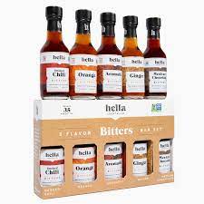 Hella Cocktail Co. - Cocktail Bitters Bar Set: Five Flavor (Certified Non-GMO)