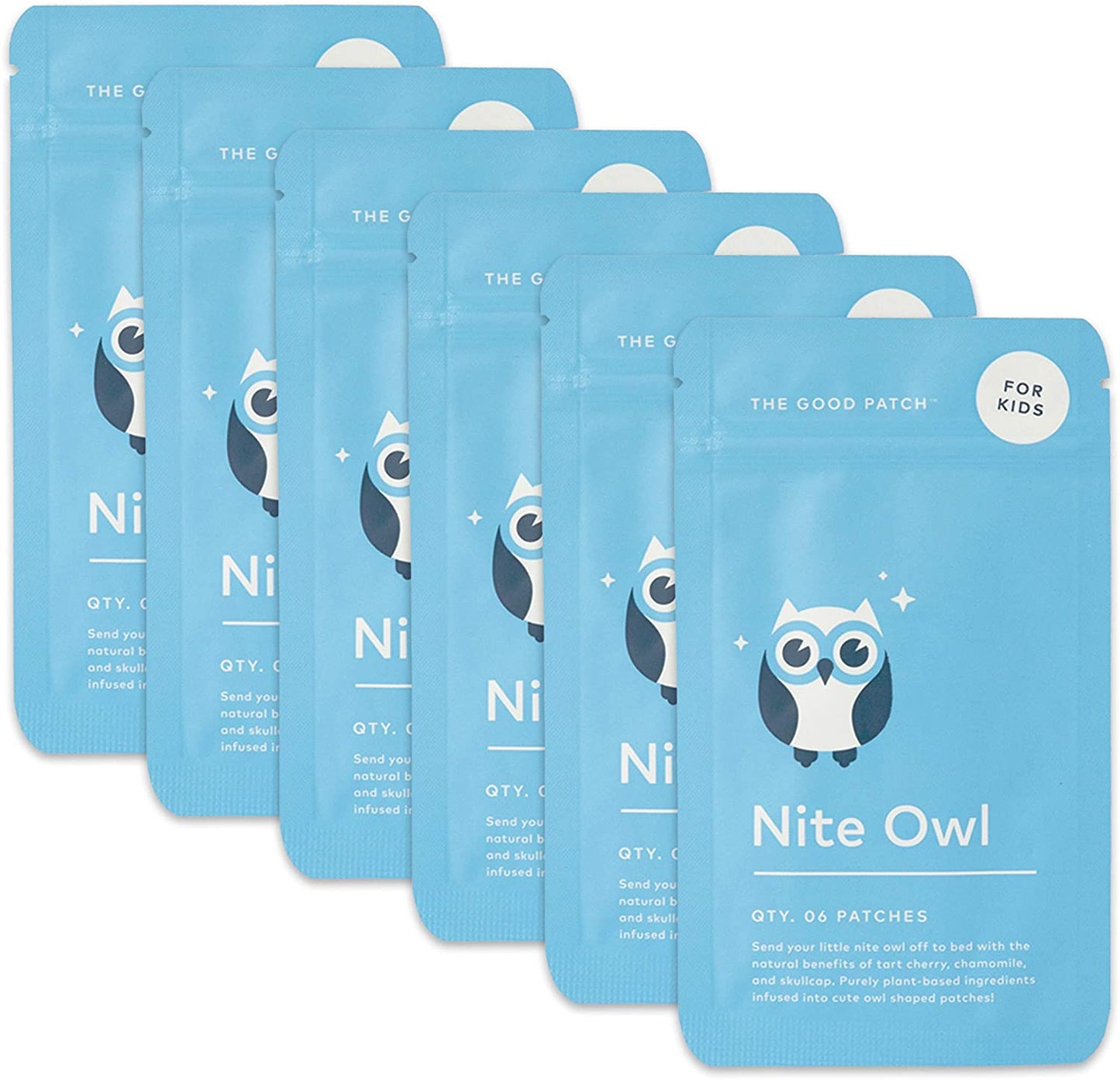 The Good Patch Nite Owl for Kids 6 patches