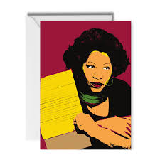 Cheer Notes Toni Morrison - Iconic Black Author Art Card, Book Lovers