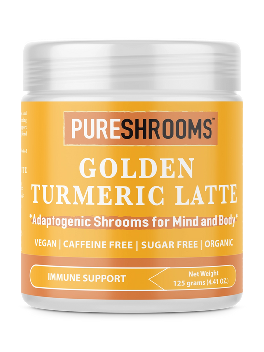 Pureshrooms Turmeric Latte w/ Lion's Mane & Turkey Tail