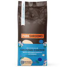 PureShrooms Mind & Body Mushroom Ground Coffee (Decaf)