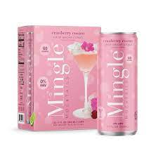 Mingle Mocktails - Mingle Mocktails: 4 Pack of 12oz Ready To Drink Mocktails: Cranberry Cosmo