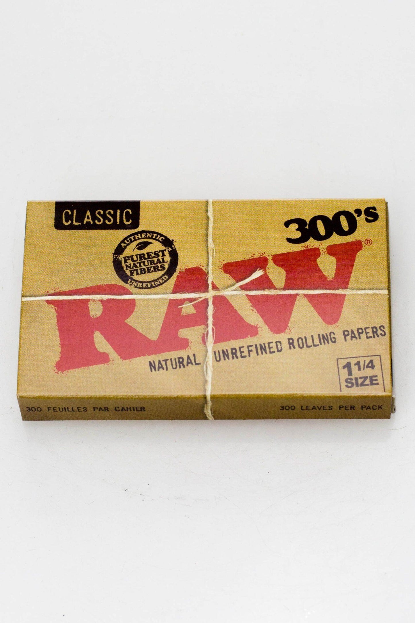 RAW 300's. Natural Unrefined-2 Packs