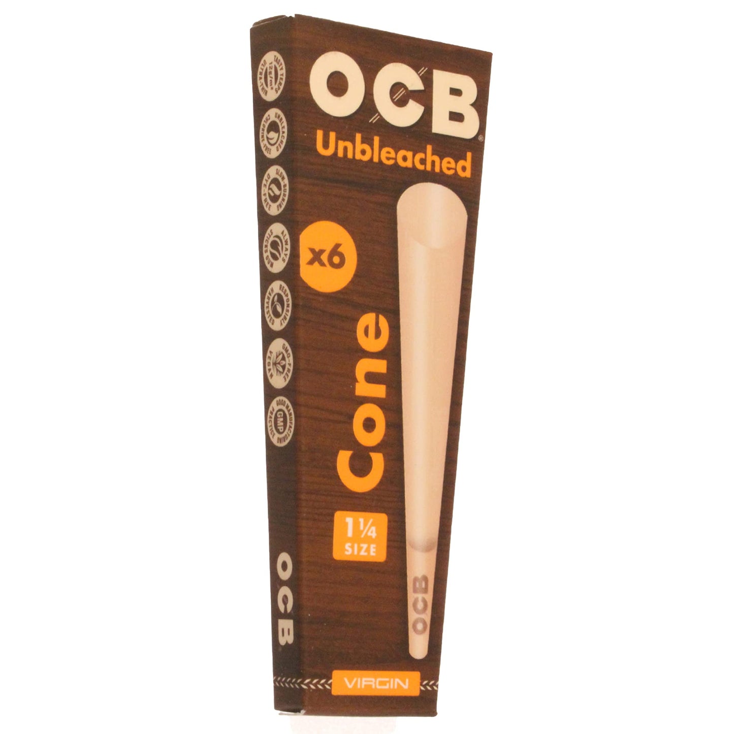 OCB Unbleached Cone (6 Count)