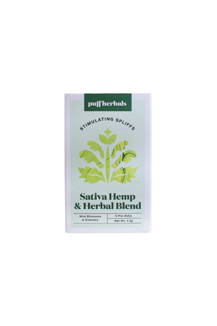 puff herbals Stimulating Spliffs Sativa Hemp Herbal Blend